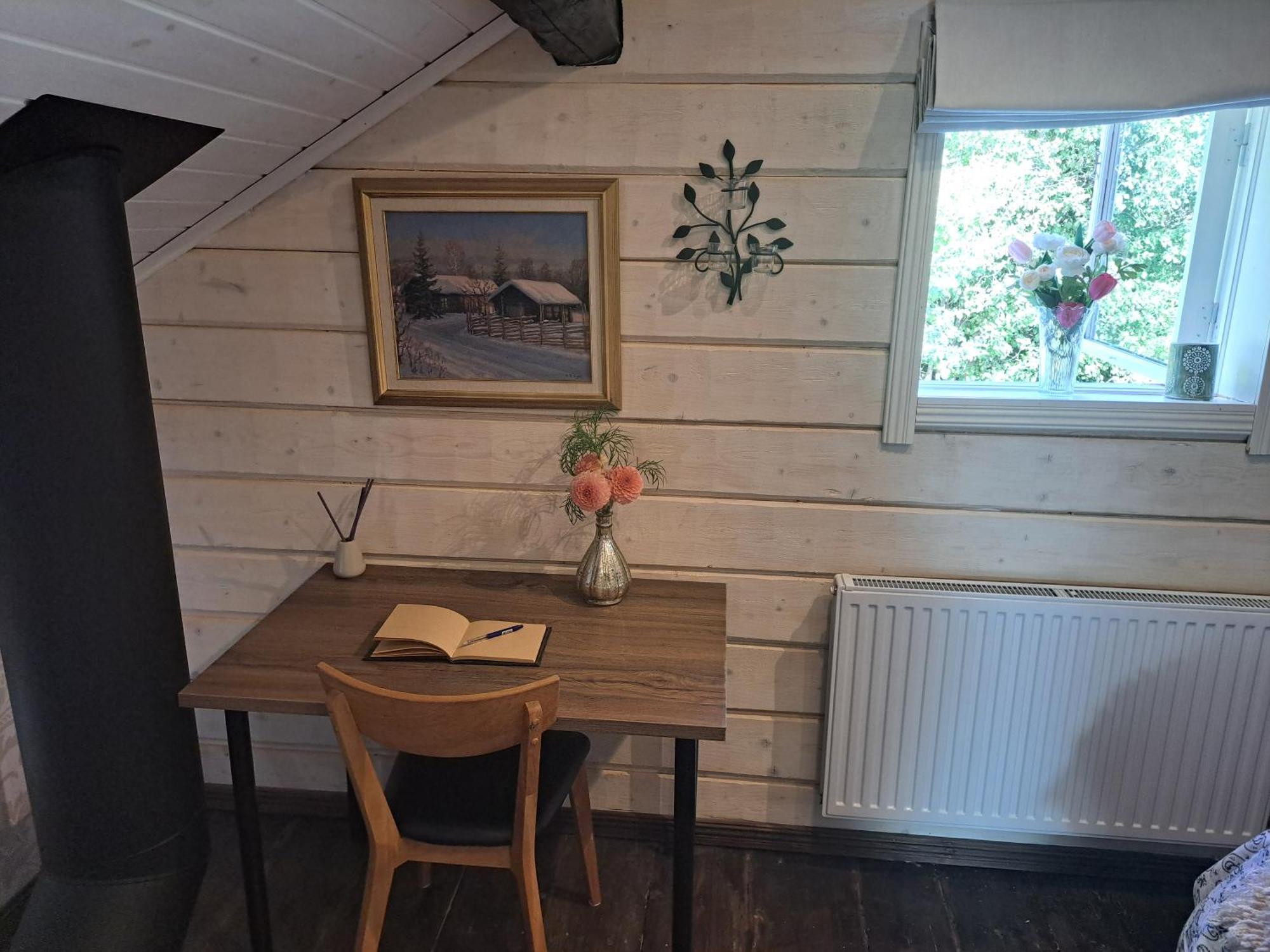 Myntloftet Med Inglasad Bubbelbad Lodge *